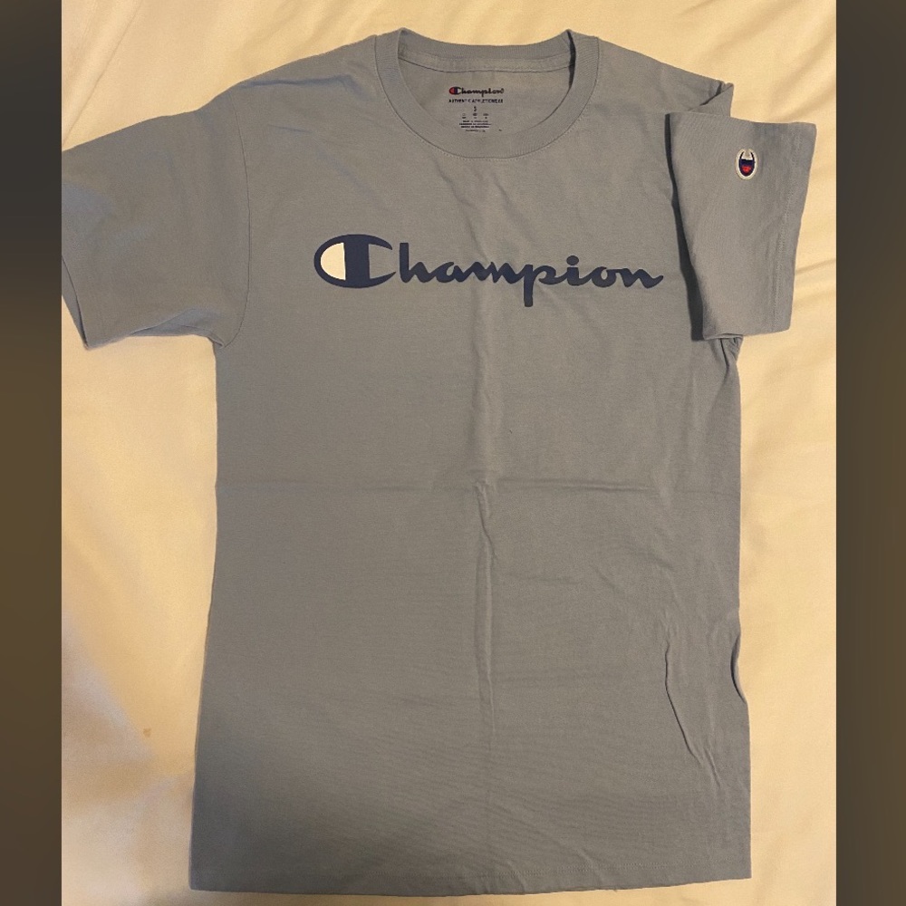 Champion T-shirt.